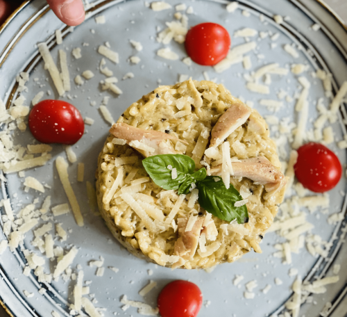 Truffle Chicken Risotto