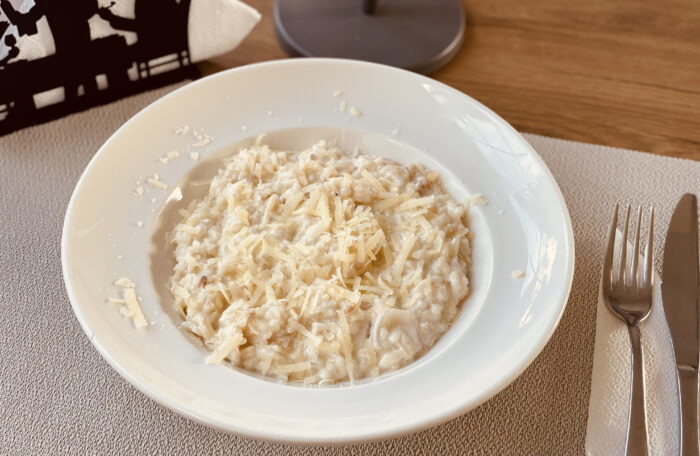 4- cheese risotto